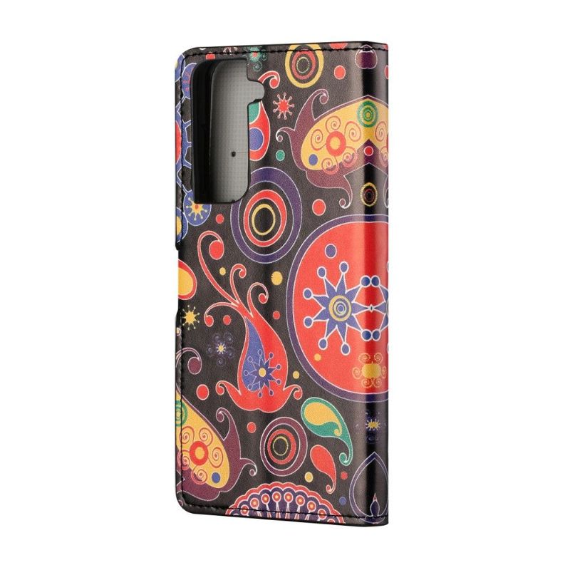 Housse Samsung Galaxy S21 5G Paisley fleur
