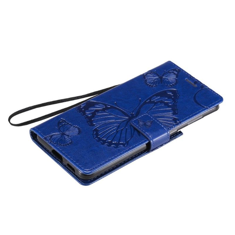 Housse Samsung Galaxy S21 5G Papillons fonction support