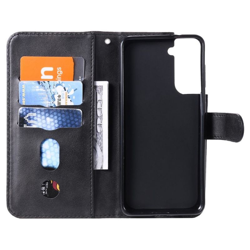 Housse Samsung Galaxy S21 5G Zipper Pocket Fonction Support