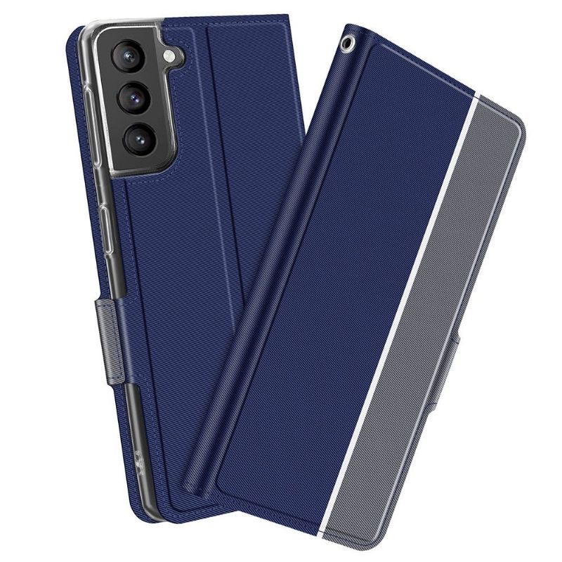 Samsung Galaxy S21 5G - Housse Victoria style cuir
