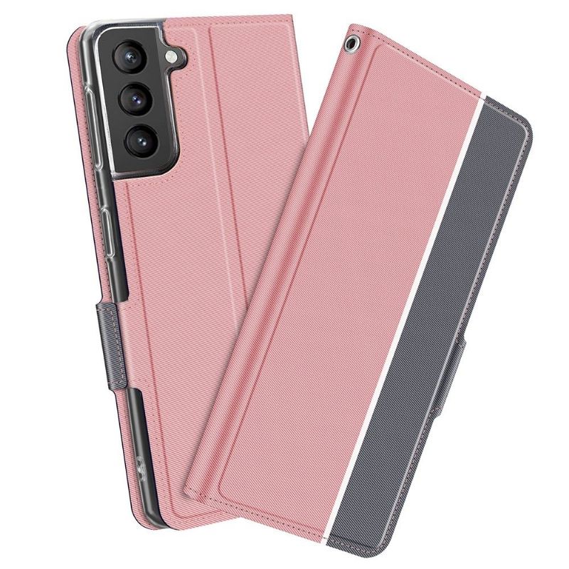Samsung Galaxy S21 5G - Housse Victoria style cuir