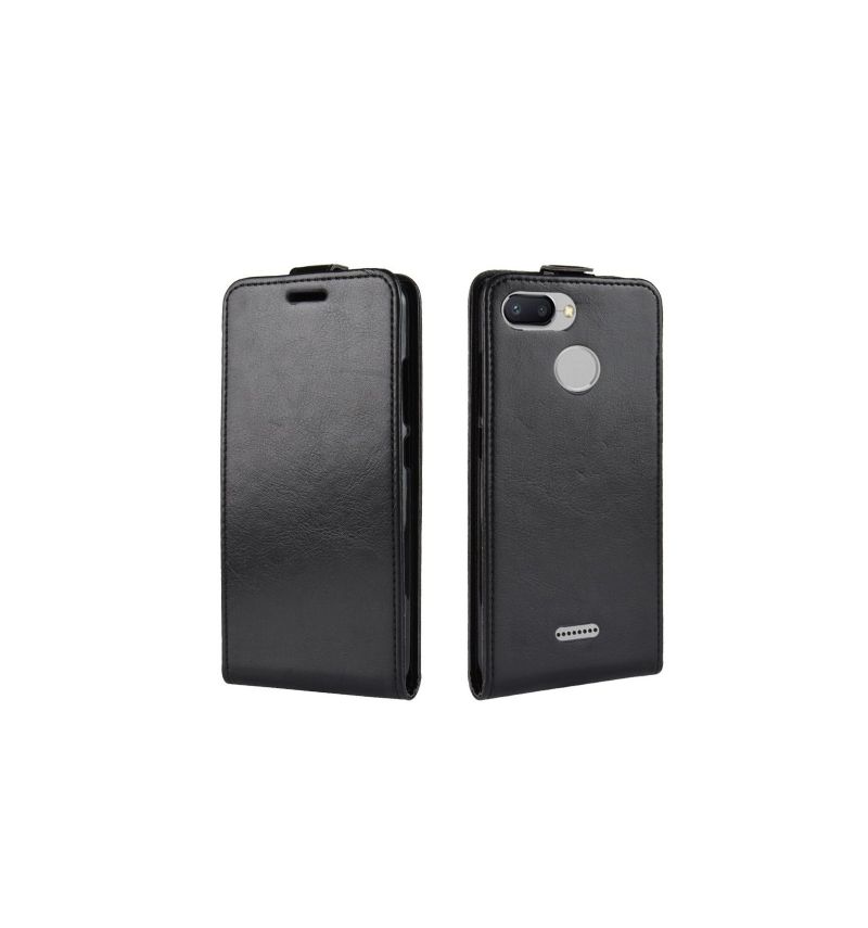 Étui Xiaomi Redmi 6 simili cuir avec rabat verticale