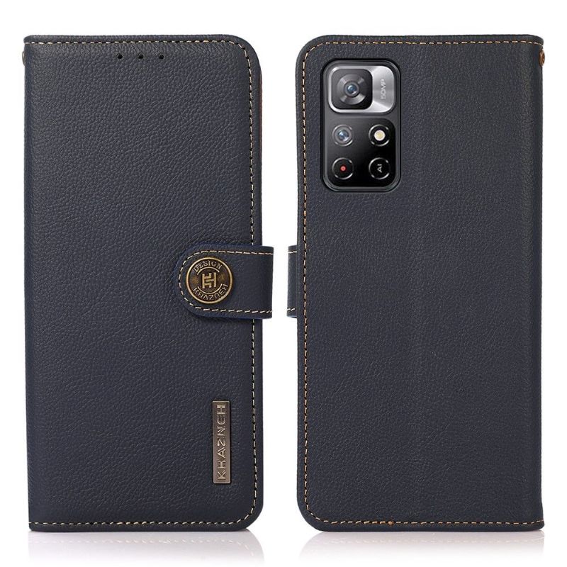Housse Xiaomi Poco M4 Pro 5G KHAZNEH Classic en cuir