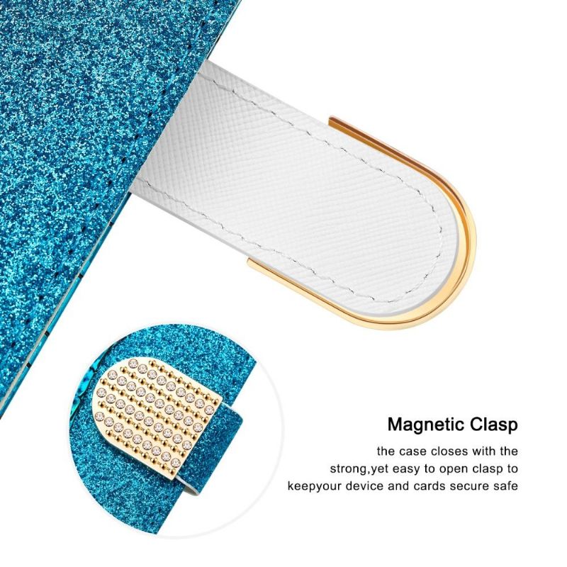 Housse Xiaomi Poco M4 Pro 5G Luxury Croco Paillettes