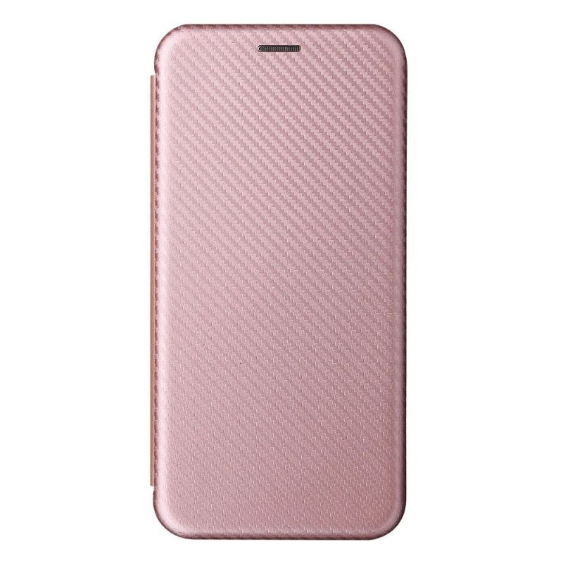 Housse Xiaomi Poco M4 Pro 5G simili cuir fibre de carbone