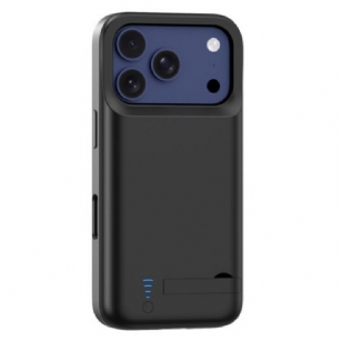Coque Batterie Externe pour iPhone 17 Pro 5000mAh avec Support Intégré