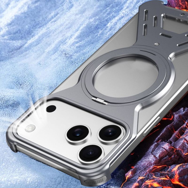 Coque Bumper iPhone 17 Pro MagSafe avec Support Rotatif
