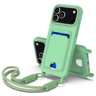 Coque à Cordon iPhone 17 Pro Porte-cartes