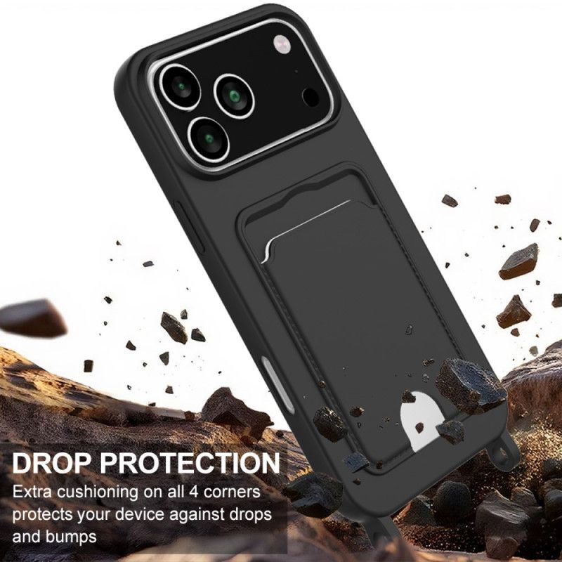 Coque à Cordon iPhone 17 Pro Porte-cartes