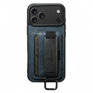 Coque iPhone 17 Pro avec Porte-Cartes Design Rétro