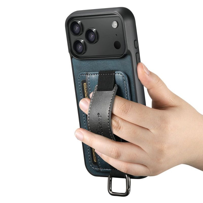 Coque iPhone 17 Pro avec Porte-Cartes Design Rétro