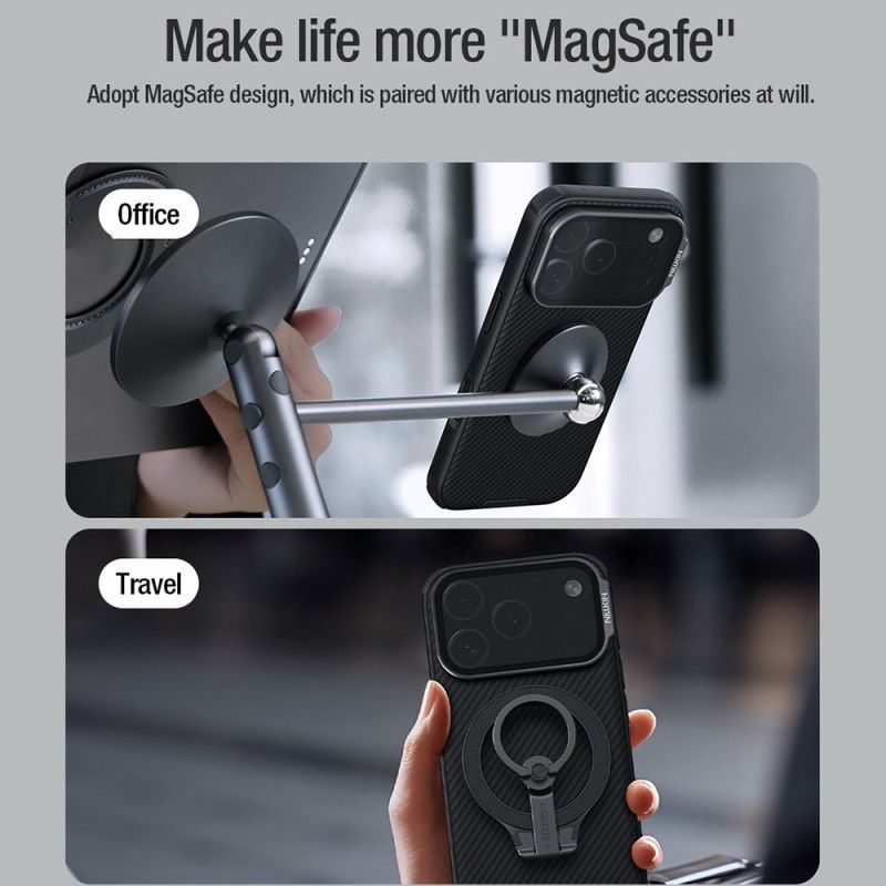 Coque iPhone 17 Pro Camshield Prop Magnetic Series NILLKIN