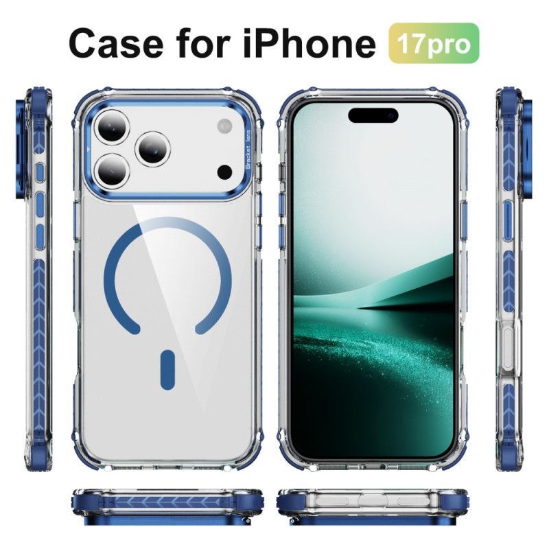 Coque iPhone 17 Pro Compatible MagSafe avec Support Intégré