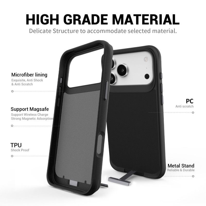 Coque iPhone 17 Pro Compatible MagSafe Support Intégré