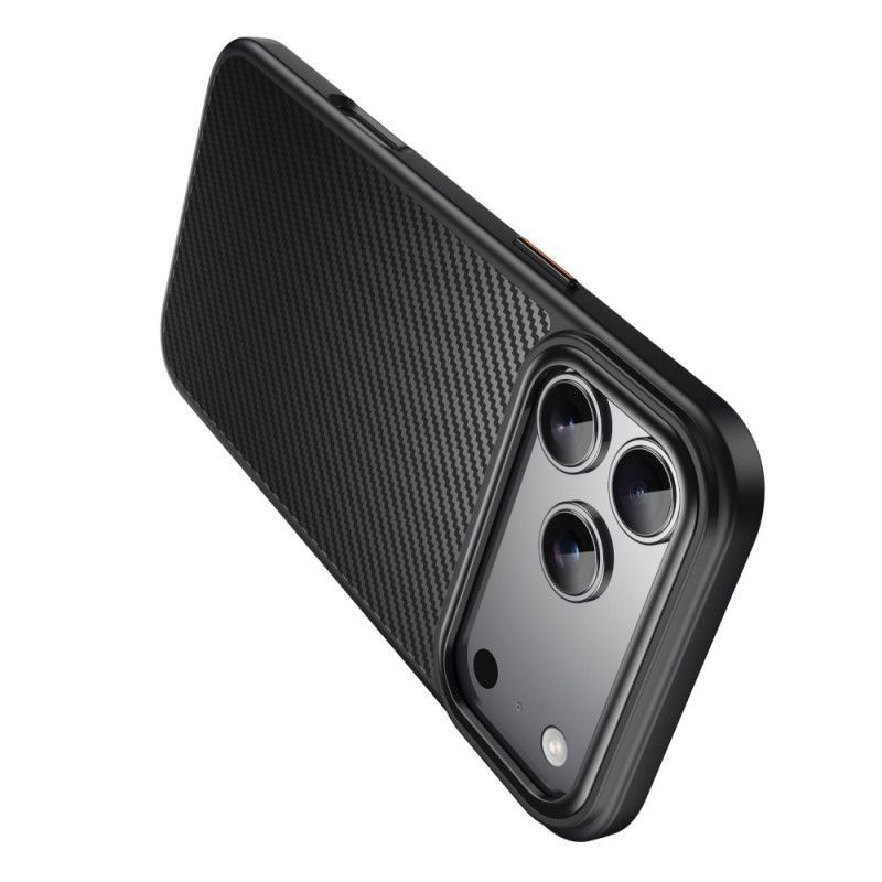 Coque iPhone 17 Pro Compatible MagSafe Ultra Fine Carbone