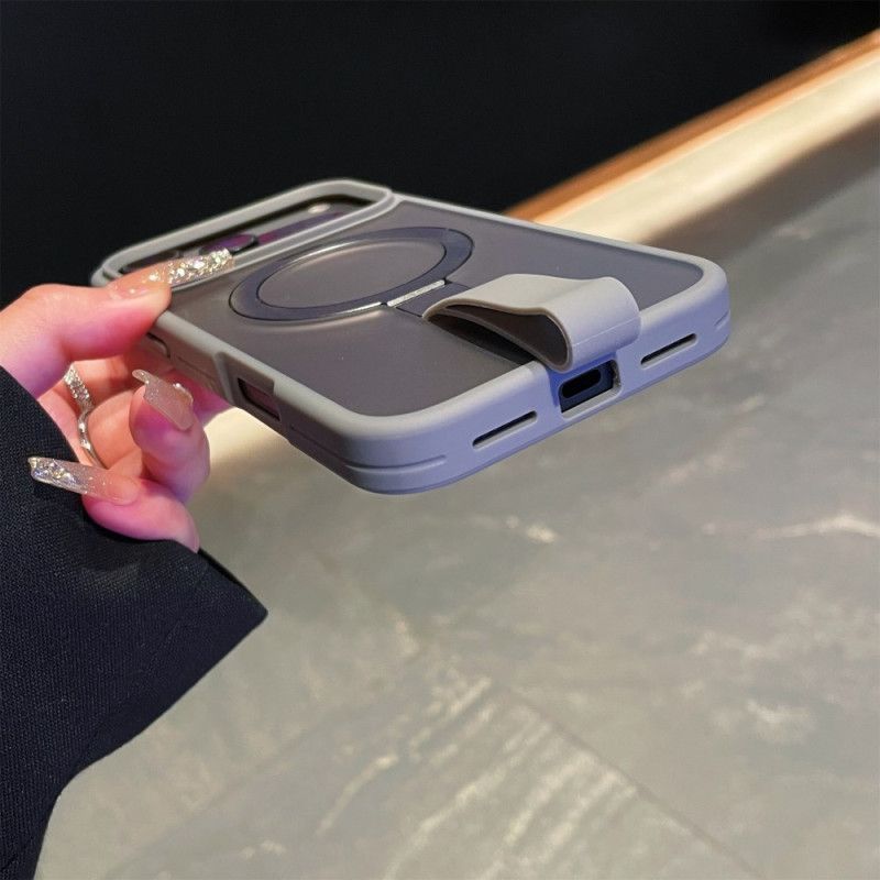 Coque iPhone 17 Pro Lanière Intégrée et Anneau-Support