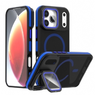 Coque iPhone 17 Pro MagSafe Hybride avec Protecteur d’Objectif et Support Intégré