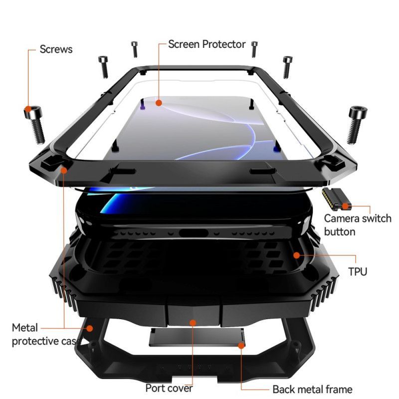 Coque iPhone 17 Pro Protection Complète R-JUST