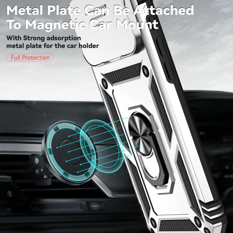 Coque iPhone 17 Pro Robuste avec Protection d'Objectif et Support