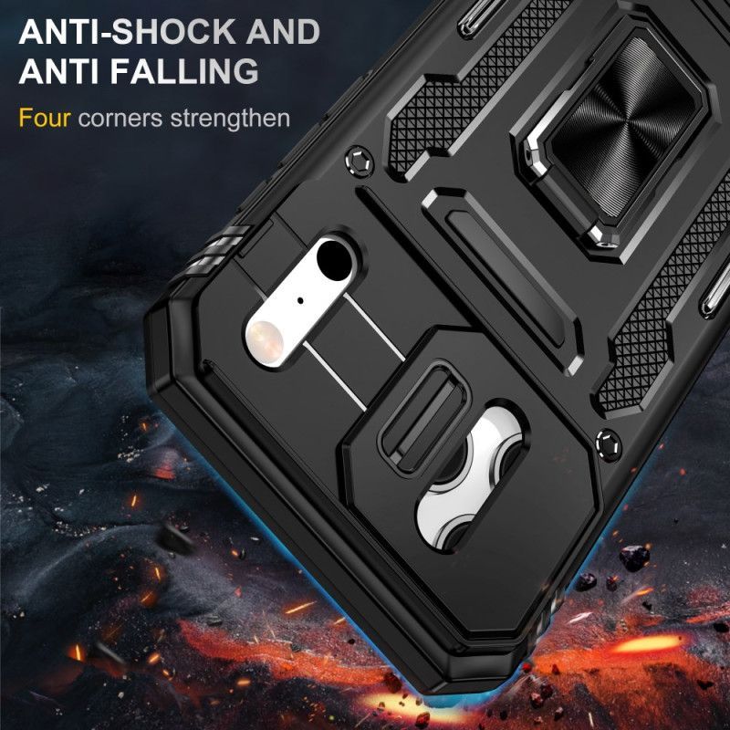 Coque iPhone 17 Pro Support et Protection d'Objectif Coulissante