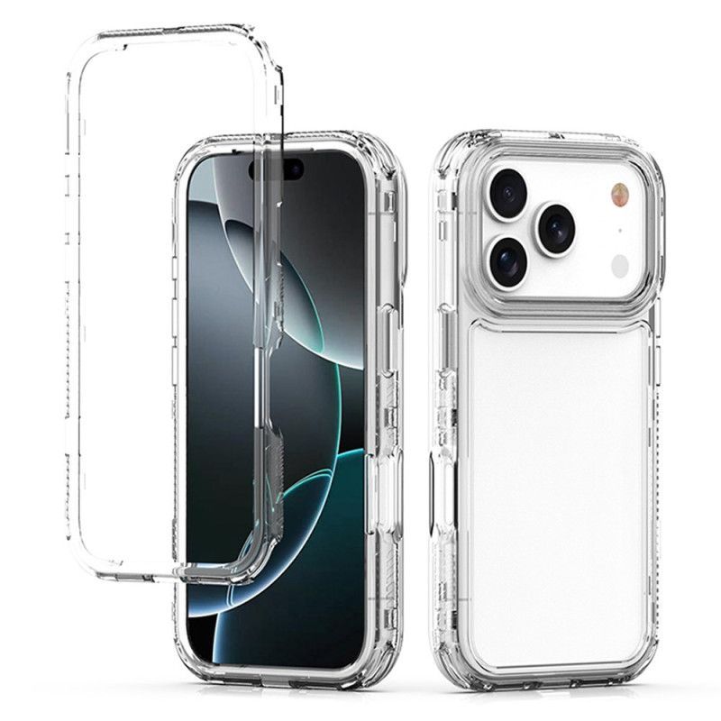 Coque iPhone 17 Pro Transparente Trois-en-Un
