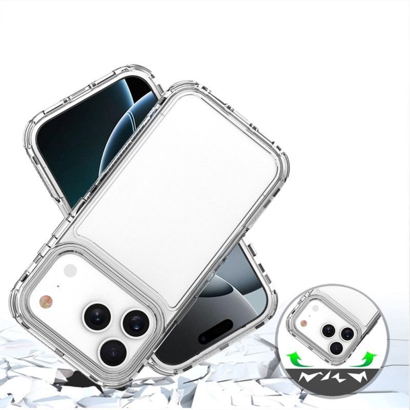Coque iPhone 17 Pro Transparente Trois-en-Un
