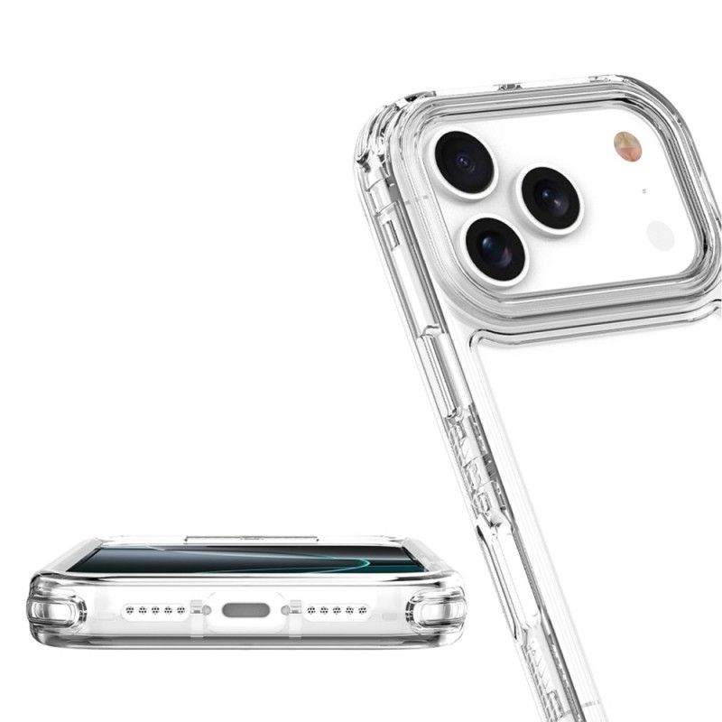 Coque iPhone 17 Pro Transparente Trois-en-Un