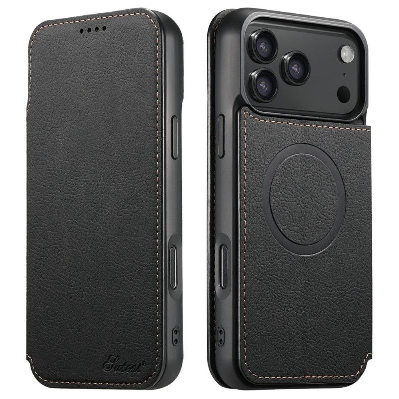 Flip Cover iPhone 17 Pro Compatible MagSafe Vintage Design