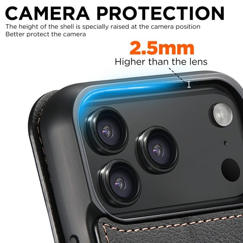 Flip Cover iPhone 17 Pro Compatible MagSafe Vintage Design