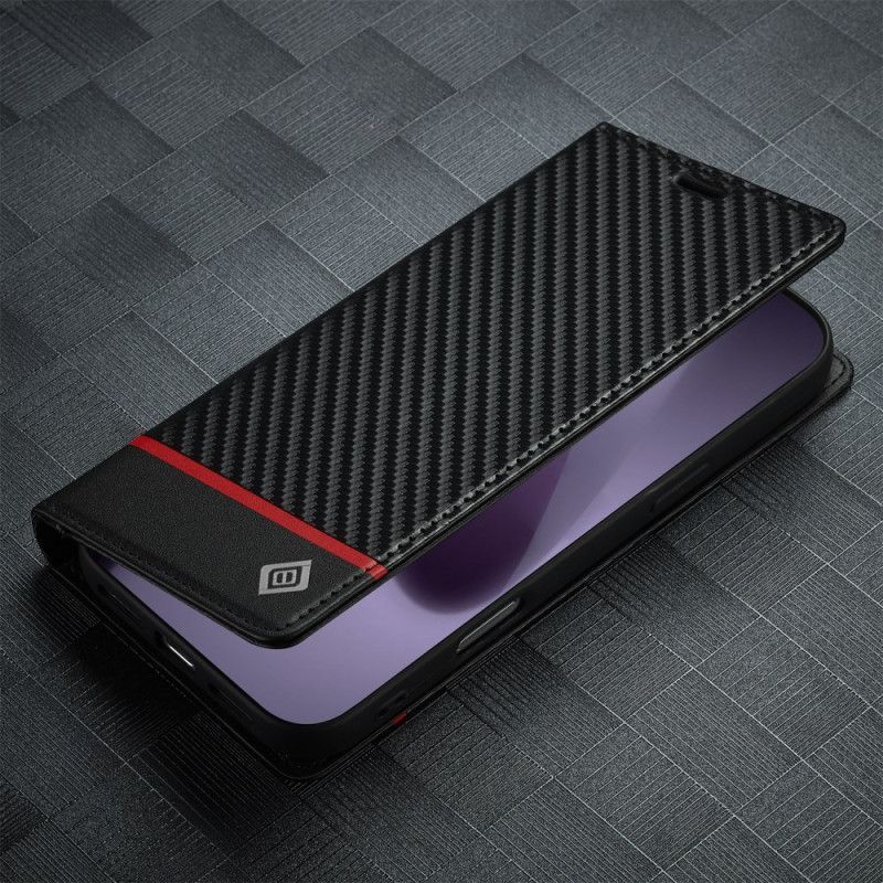 Flip Cover iPhone 17 Pro Fibre Carbone LC.IMEEKE