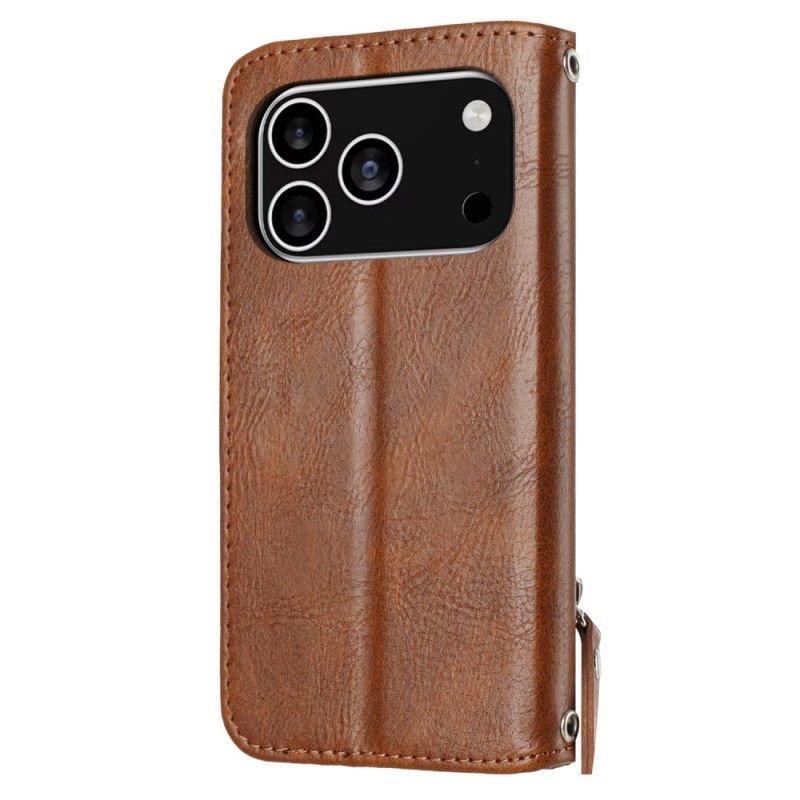 Housse iPhone 17 Pro Design Rétro à Lanière