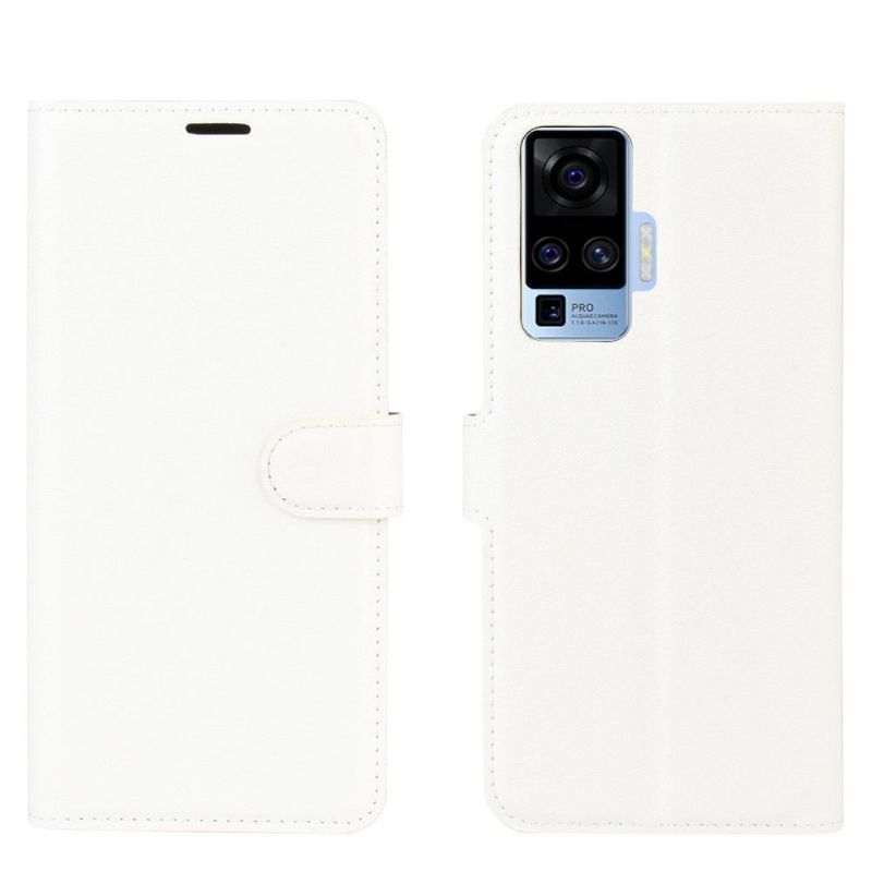 Housse Vivo X51 5G portefeuille style cuir