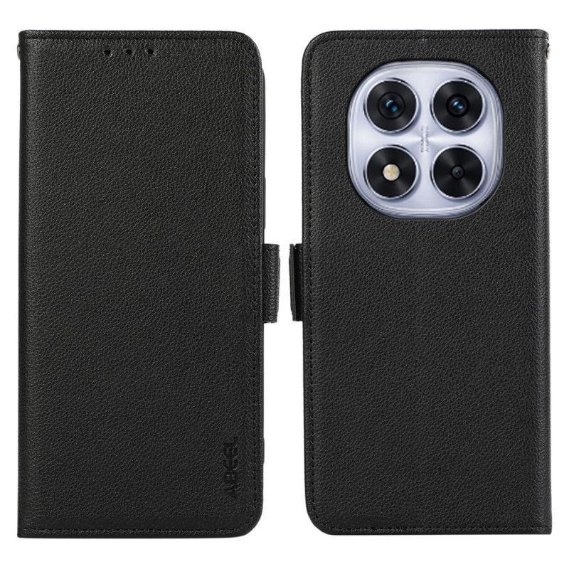 Coque RFID pour Xiaomi Redmi Note 14 Pro 4G Effet Cuir ABEEL