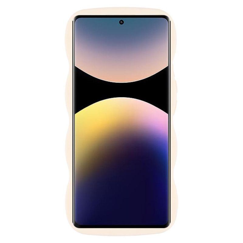 Coque Xiaomi Redmi Note 14 Pro 4G Bords Ondulés