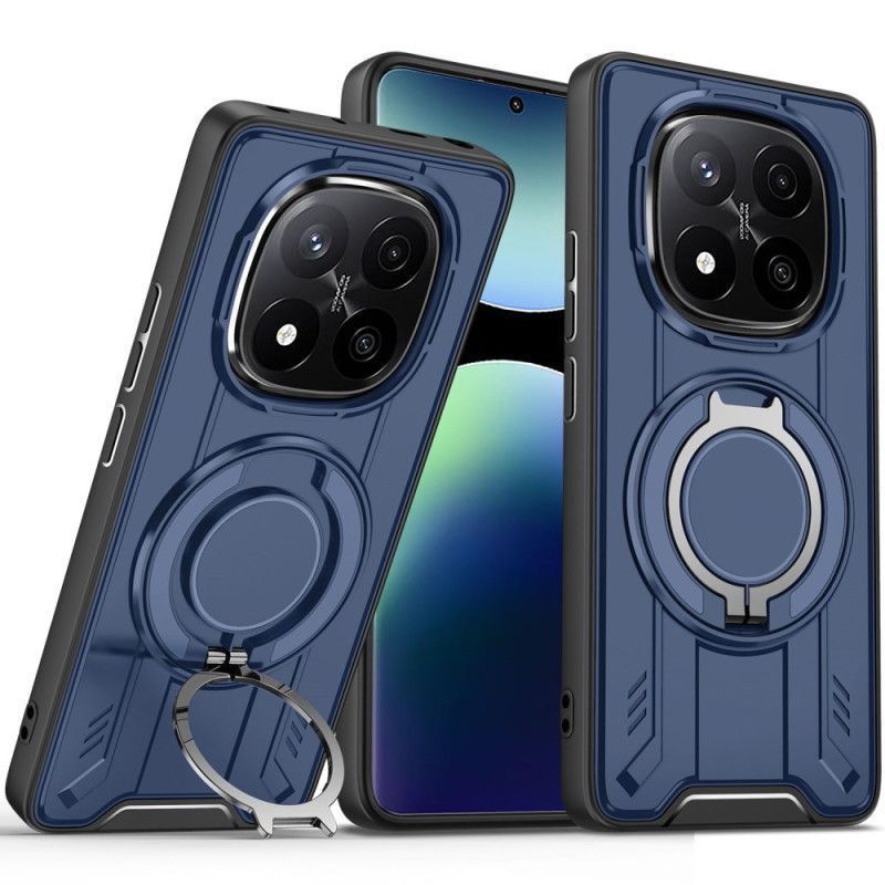 Coque Xiaomi Redmi Note 14 Pro 4G Compatible MagSafe avec Support Rotatif