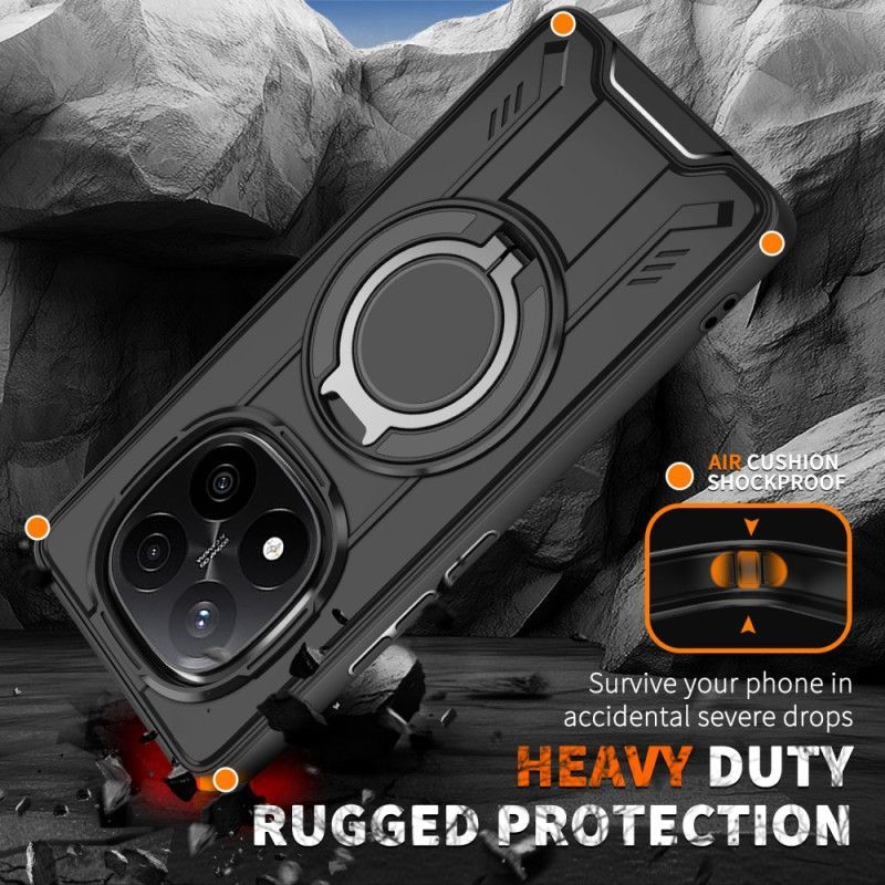 Coque Xiaomi Redmi Note 14 Pro 4G Compatible MagSafe avec Support Rotatif