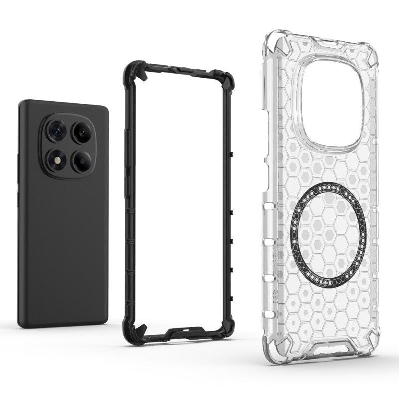 Coque Xiaomi Redmi Note 14 Pro 4G Compatible MagSafe Nid d'Abeille