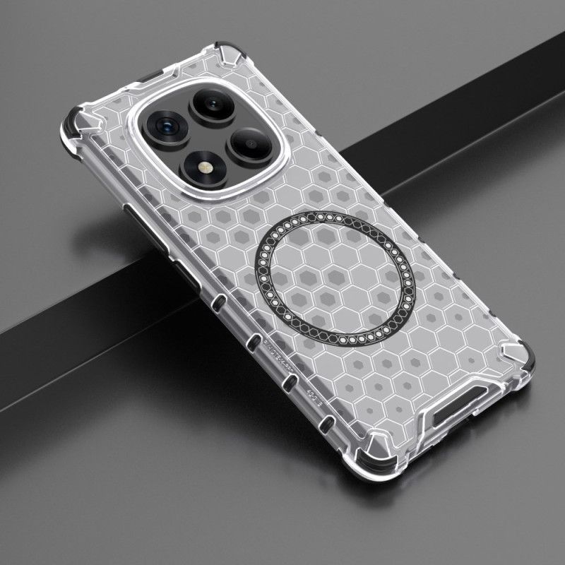 Coque Xiaomi Redmi Note 14 Pro 4G Compatible MagSafe Nid d'Abeille