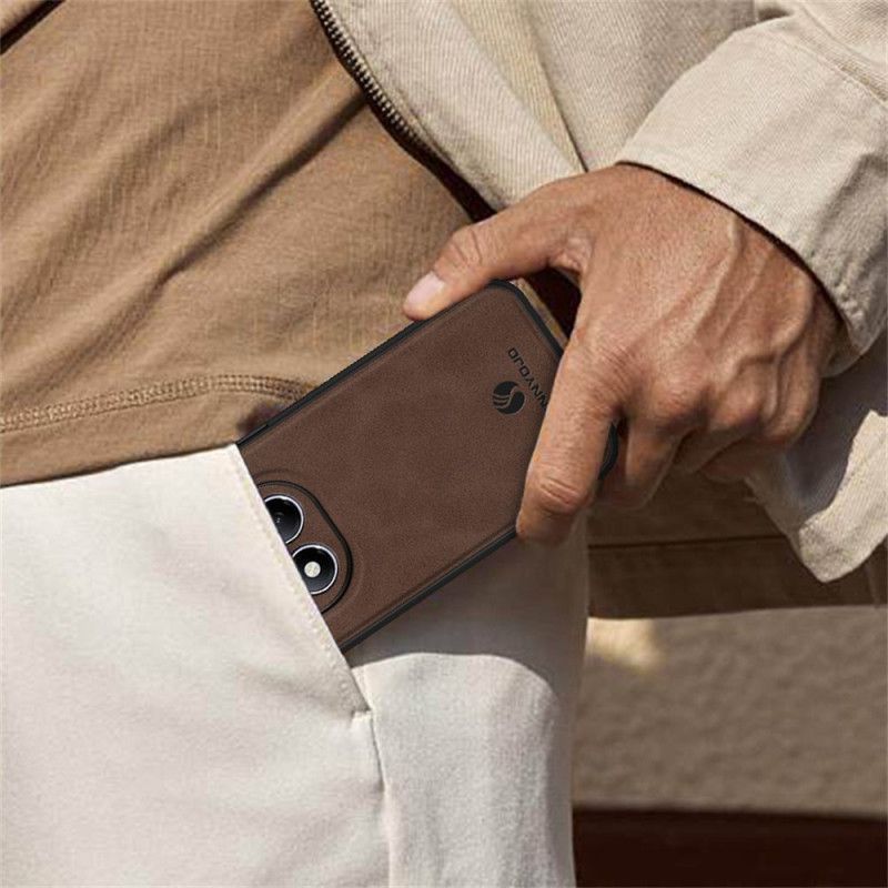 Coque Xiaomi Redmi Note 14 Pro 4G Effet Cuir ANNYOJO