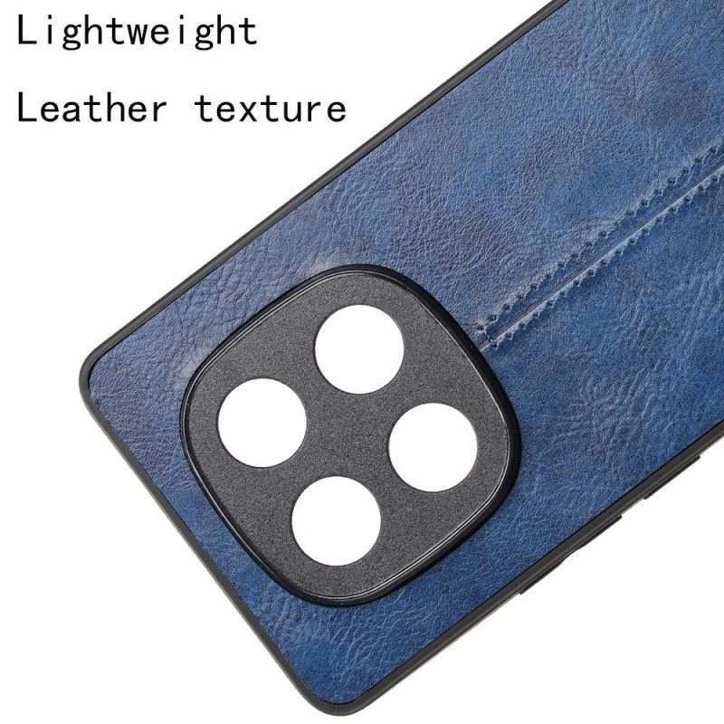 Coque Xiaomi Redmi Note 14 Pro 4G Effet Cuir Coutures