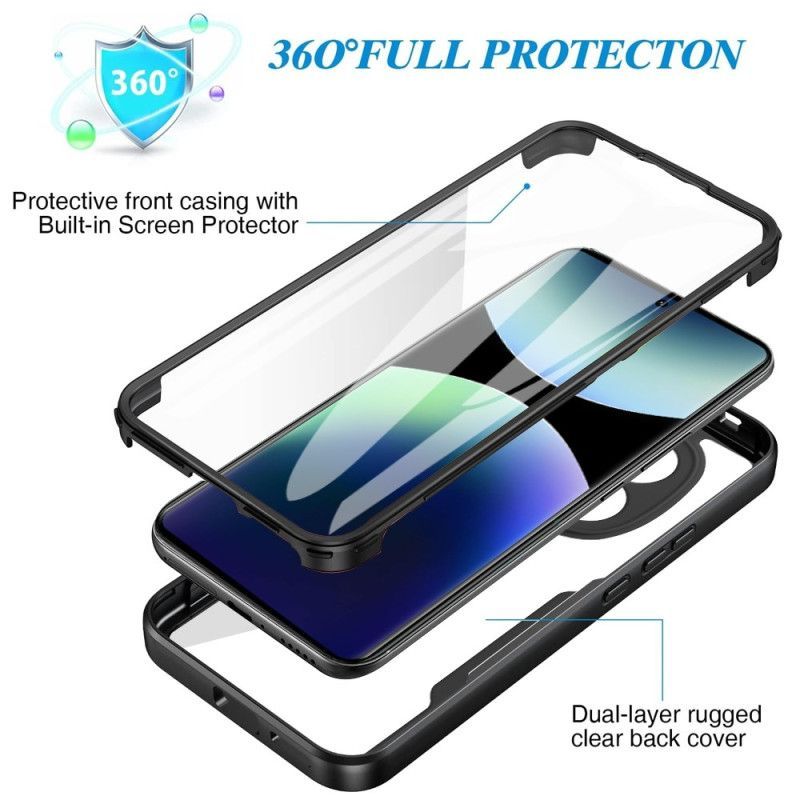Coque Xiaomi Redmi Note 14 Pro 4G Hybride avec Film Protecteur d'Écran