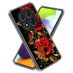 Coque Xiaomi Redmi Note 14 Pro 4G Papillons et Roses
