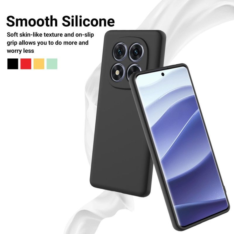 Coque Xiaomi Redmi Note 14 Pro 4G Silicone Liquide à Lanière