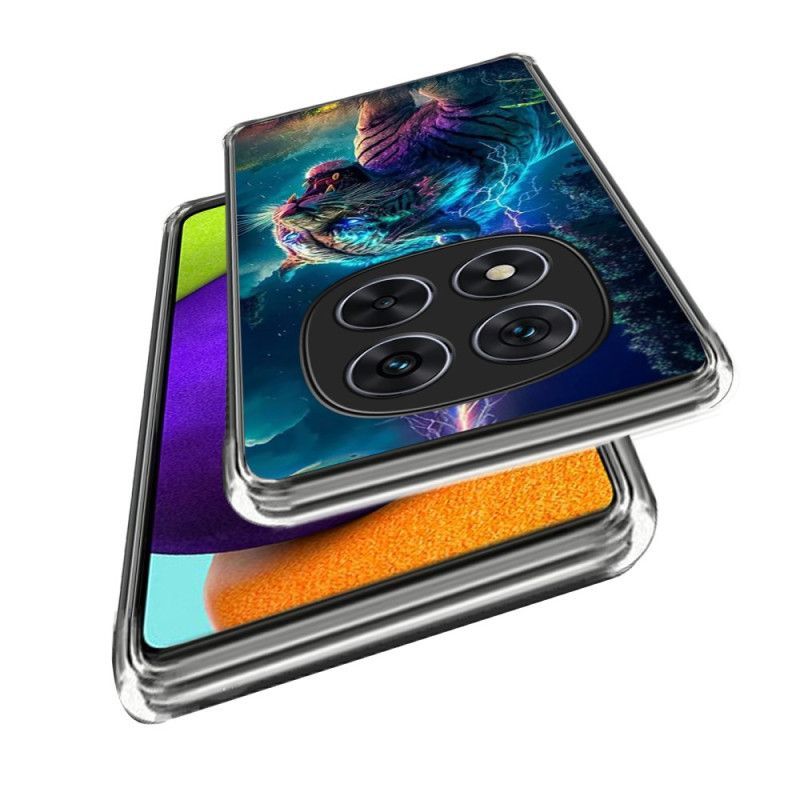 Coque Xiaomi Redmi Note 14 Pro 4G Tigre Éclair