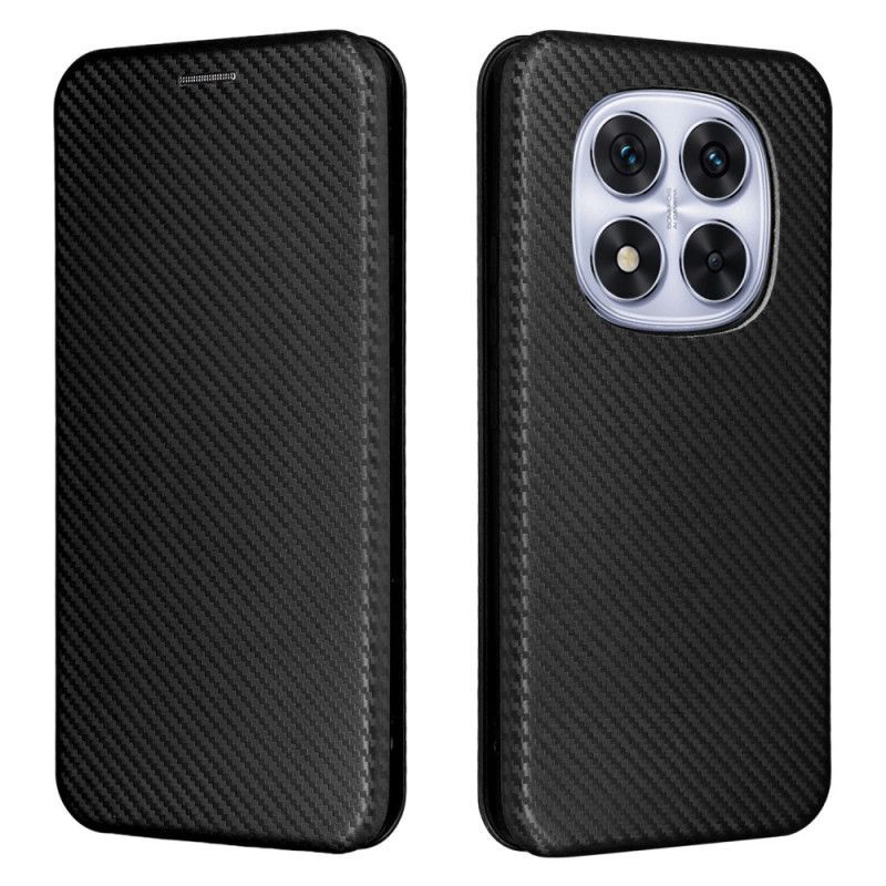 Flip Cover Xiaomi Redmi Note 14 Pro 4G Fibre Carbone