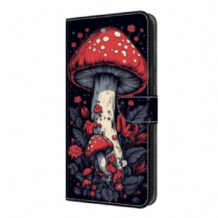 Housse Xiaomi Redmi Note 14 Pro 4G -Champignon Rouge