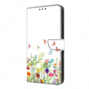 Housse Xiaomi Redmi Note 14 Pro 4G Champs Fleuri