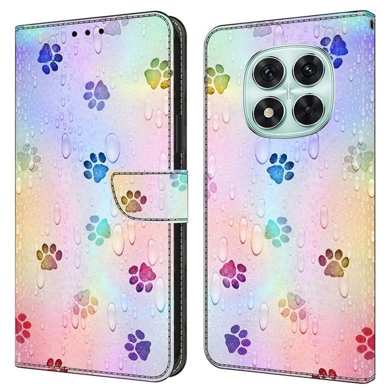 Housse Xiaomi Redmi Note 14 Pro 4G Empreintes de Chat