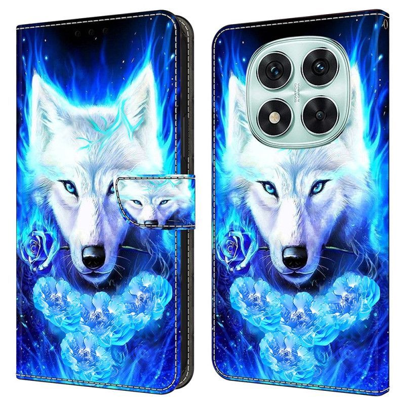 Housse Xiaomi Redmi Note 14 Pro 4G Loup Blanc