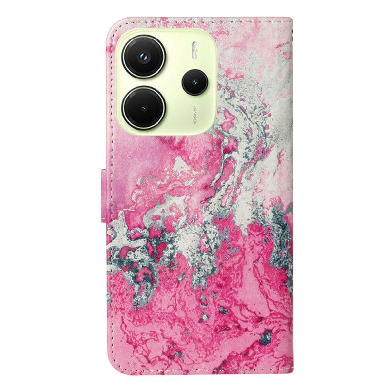 Housse Xiaomi Redmi Note 14 Pro 4G Marbre Rose